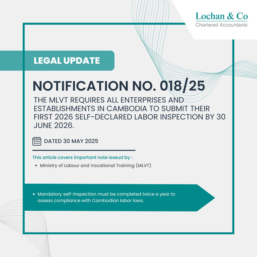 Upcoming Self-Declared Labor Inspection Requirement